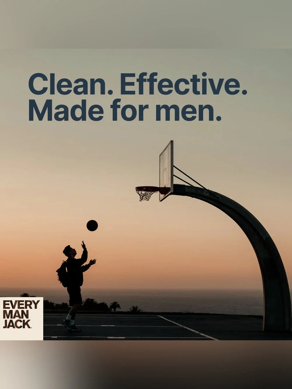 Every Man Jack Aluminum-Free Men's Deodorant - Court Storm Sea Spray, NEW